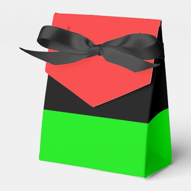 African American Flag Favor Box (Front Side)