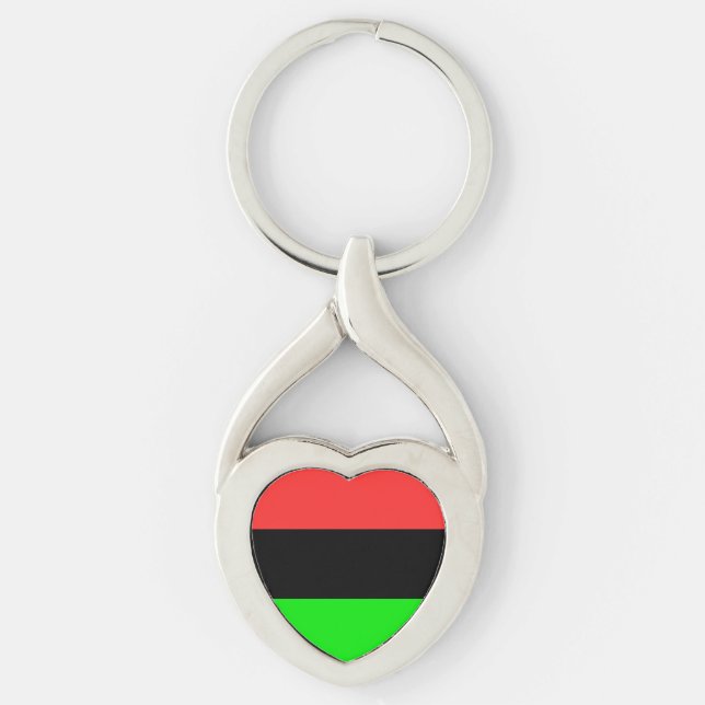 African American Flag Keychain (Front)