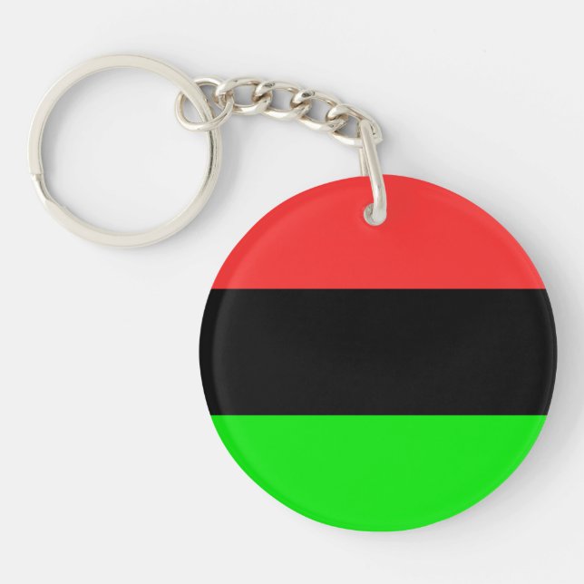 African American Flag Keychain (Front)