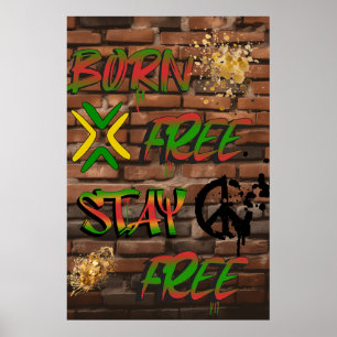 African American Freedom and Equality Poster