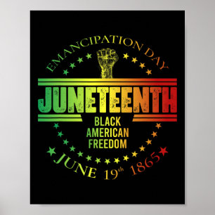 African American Freedom June 19  Poster