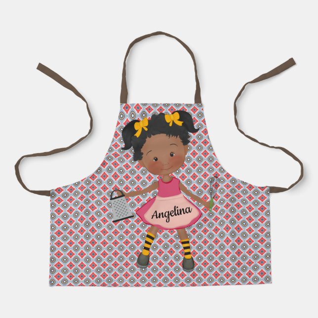 African American Girl Apron (Front)