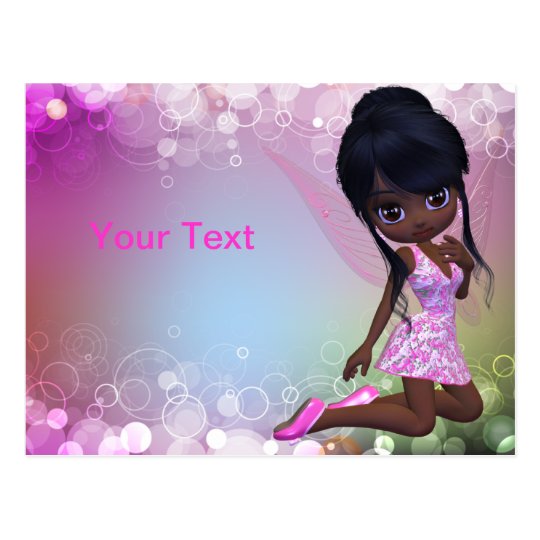 African American Girl Postcard