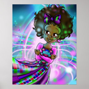 African American Girl Poster