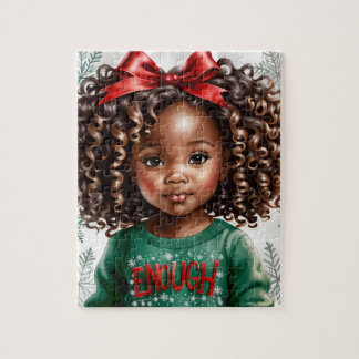 African American Girl Puzzle 