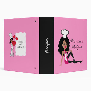 African American Girl Recipe Binder
