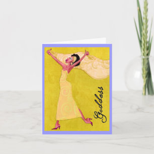 African American “Goddess” Card