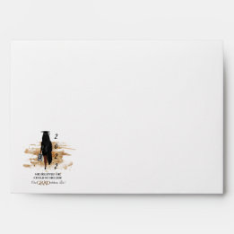 African American Graduation Envelopes (Dark Skin) 