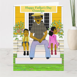 African American Grandfather Father's Day Card