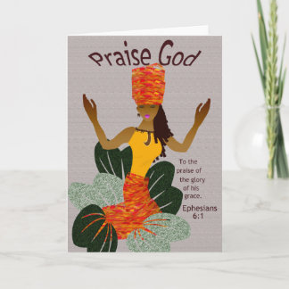 African American Greeting Card