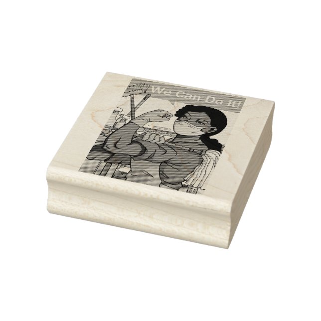 African- American Housekeeping Rubber Stamp (Stamp)