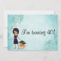 African American I'm turning 40 birthday