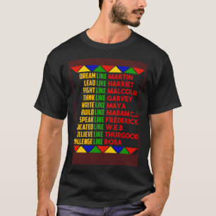 African American Inspired Black History Month Men T-Shirt