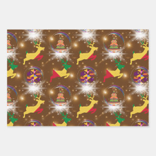 African American-Inspired Christmas Wrapping Paper