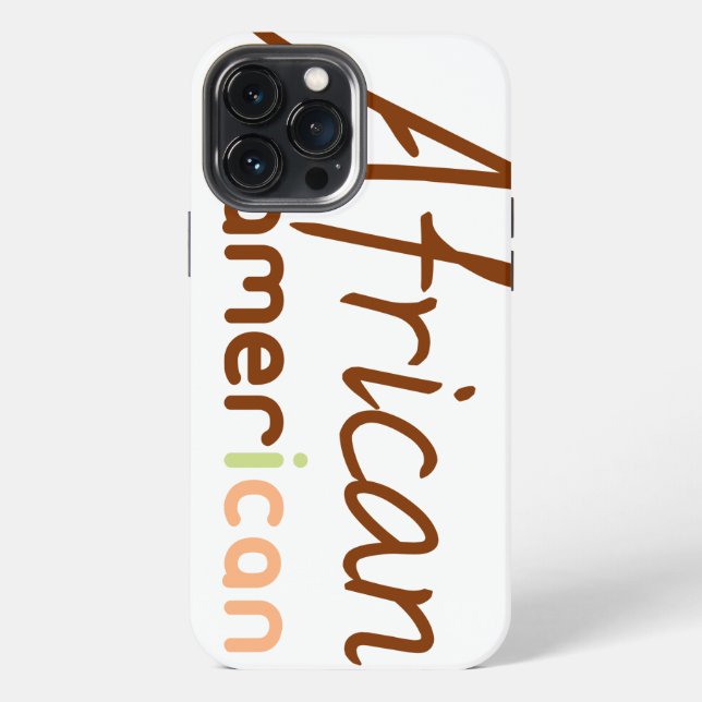 African American iPhone Case (Back)