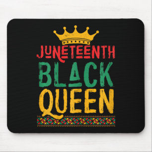 African American Juneteenth Black Queen Black Hist Mouse Pad