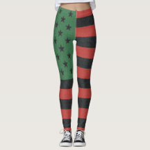 African American Juneteenth Leggings