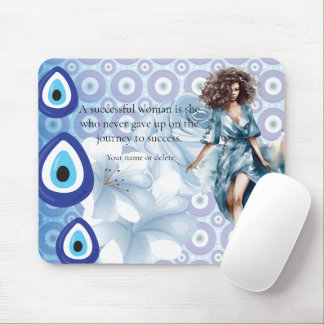 African American Lady boss success  Mouse Pad