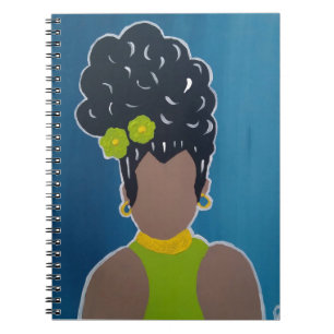 African American lady notebook