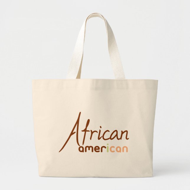 African American Large Tote Bag (Front)