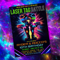 African American Laser Tag Birthday