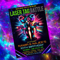 African American Laser Tag Birthday