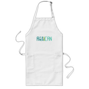 African American Long Apron