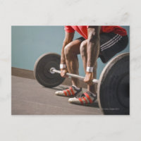 African American man working out the the gym
