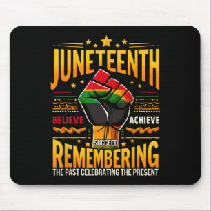 African American Melanin Juneteenth Remembering Th Mouse Pad