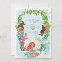 African American Mermaid Birthday 