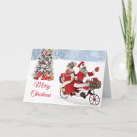 African American Mr. & Mrs. Claus Christmas Card