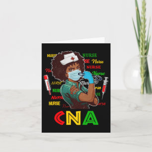 African American Nurse Black History Month Pride B Card