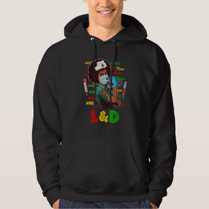 African American Nurse Black History Month Pride B Hoodie