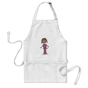 African American Nurse Standard Apron