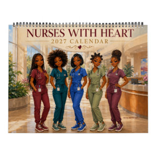 African American Nurses with Heart 2027 Calendar