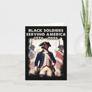 African American Patriot Revolutionary War Soldier Card
