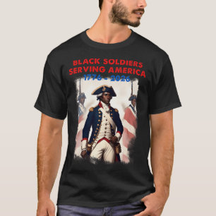 African American Patriot Revolutionary War Soldier T-Shirt