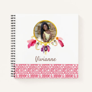 African American Personalized Spiral Notebook