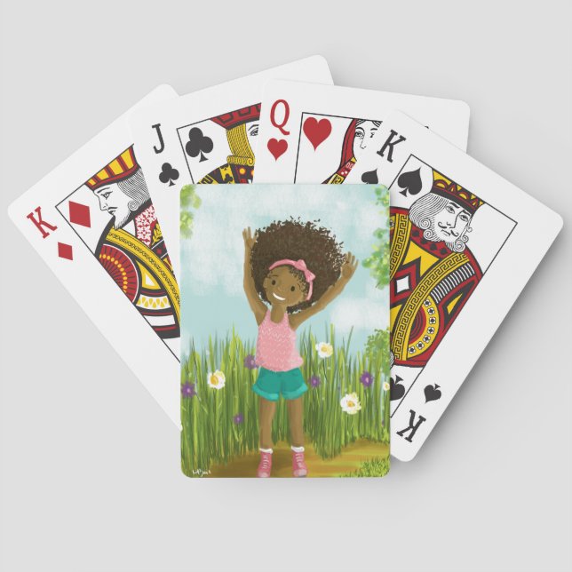 African-American playing cards (Back)