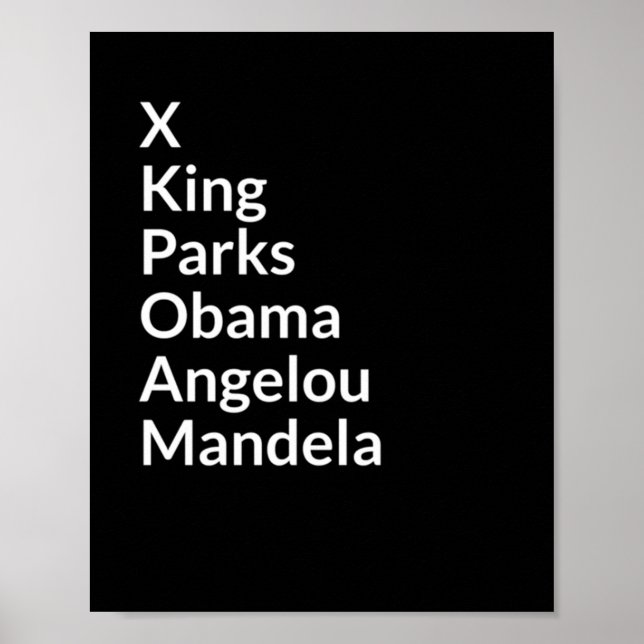African American Pride Black History Month Mike G. Poster (Front)