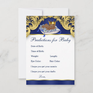 African American Prince Predictions & Advice Card