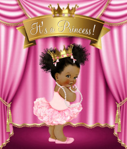 Princess Baby Shower Backdrops Gifts On Zazzle Ca