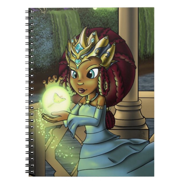 African American Princess Notebook (Front)