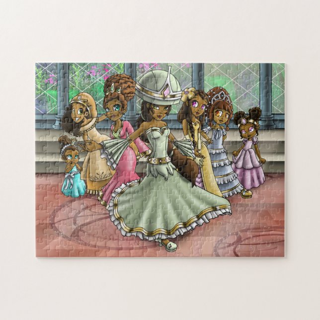 African American Princesses Jigsaw Puzzle (Horizontal)