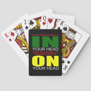 African American principle Playing Cards
