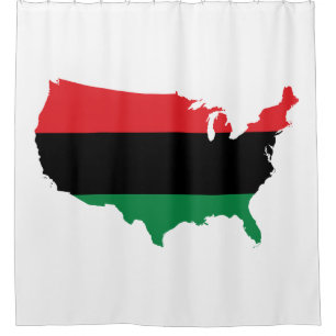 African American _ Red, Black & Green Colours