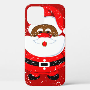 African-American Santa Claus Christmas holiday iPhone 12 Case