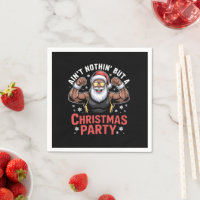 African American Santa Claus Christmas Pajama