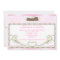 African American Sleeping Angel Shower Invitations