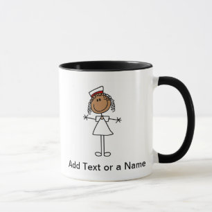 African American Stick Figure t-shirts and Gifts Mug